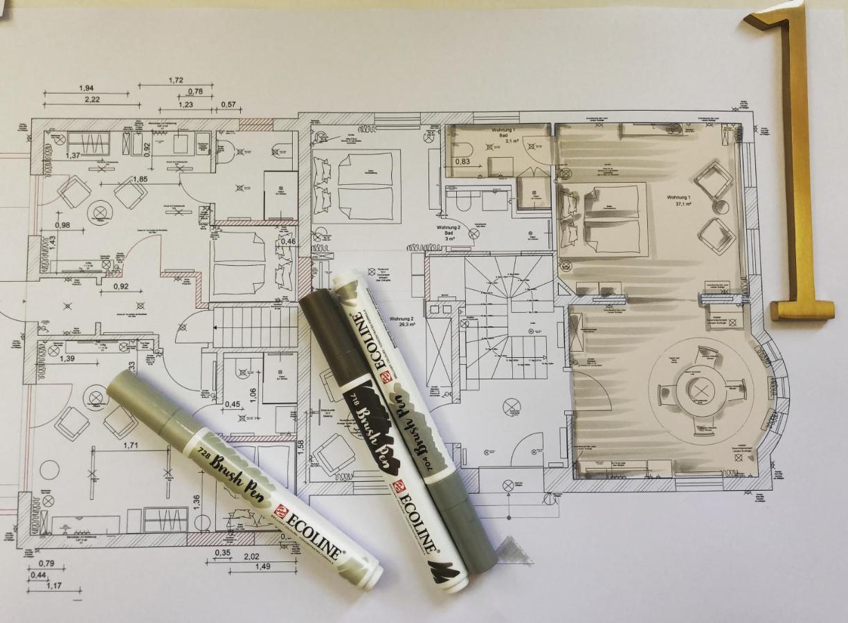 Logierhaus M Lägenhet Esens Exteriör bild